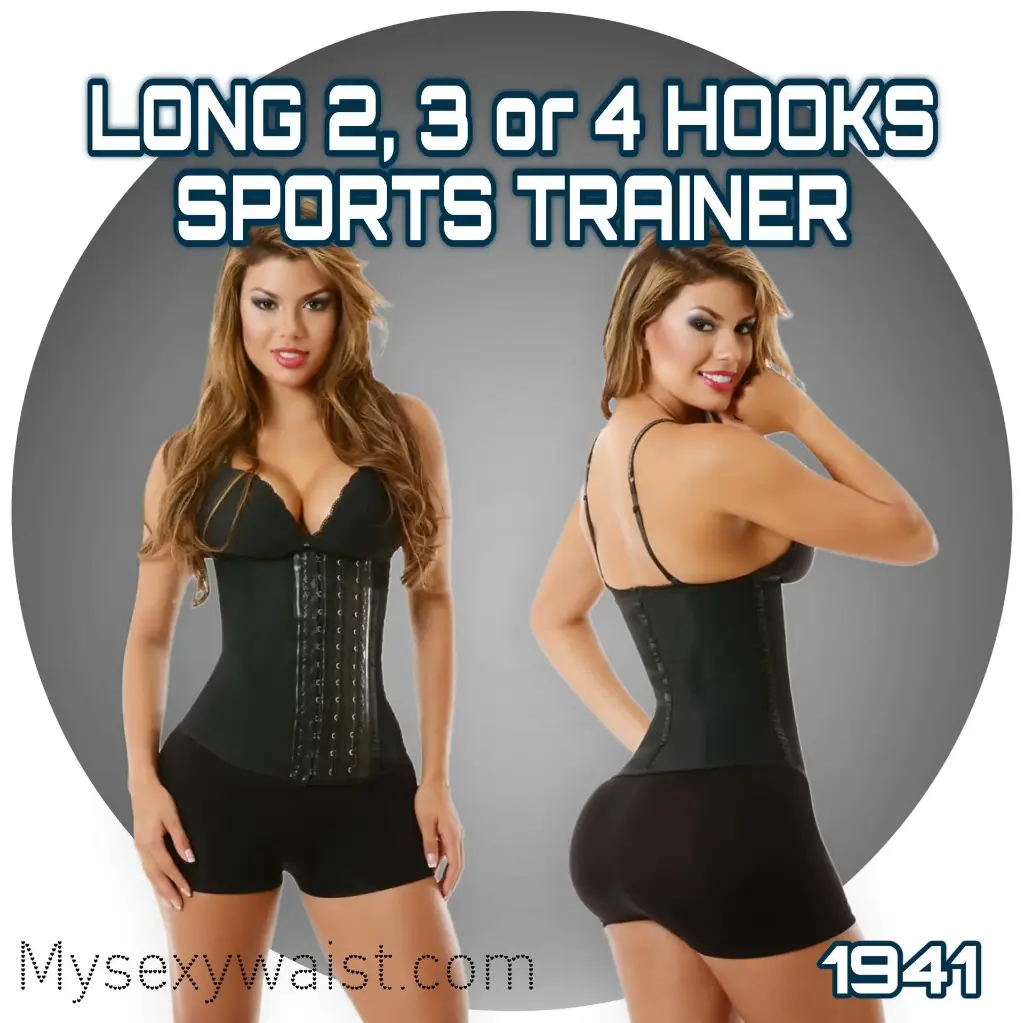 BLACK LONG SPORT SNATCH LATEX TRAINER