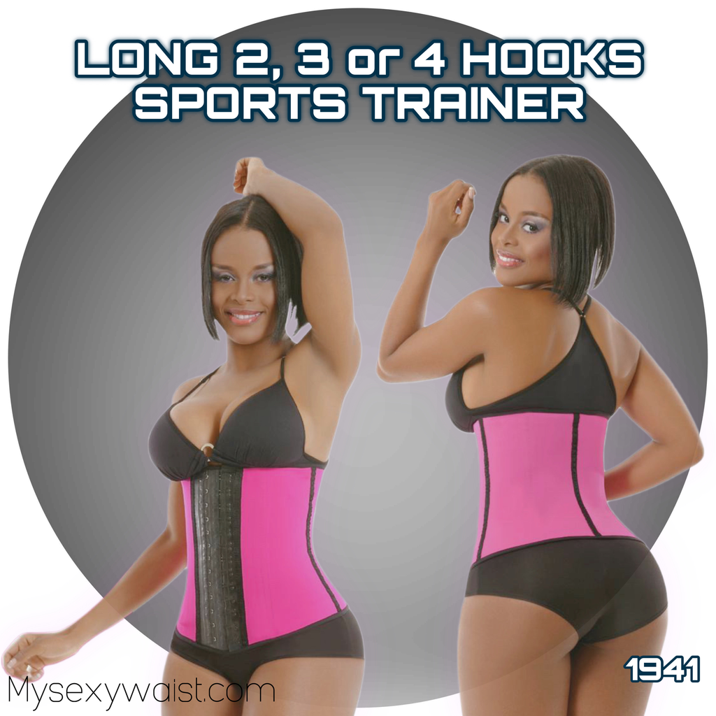 PINK LONG SPORT SNATCH LATEX TRAINER 